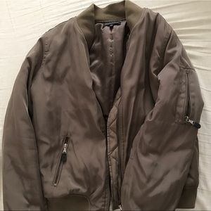 Kendal and Kylie green bomber jacket